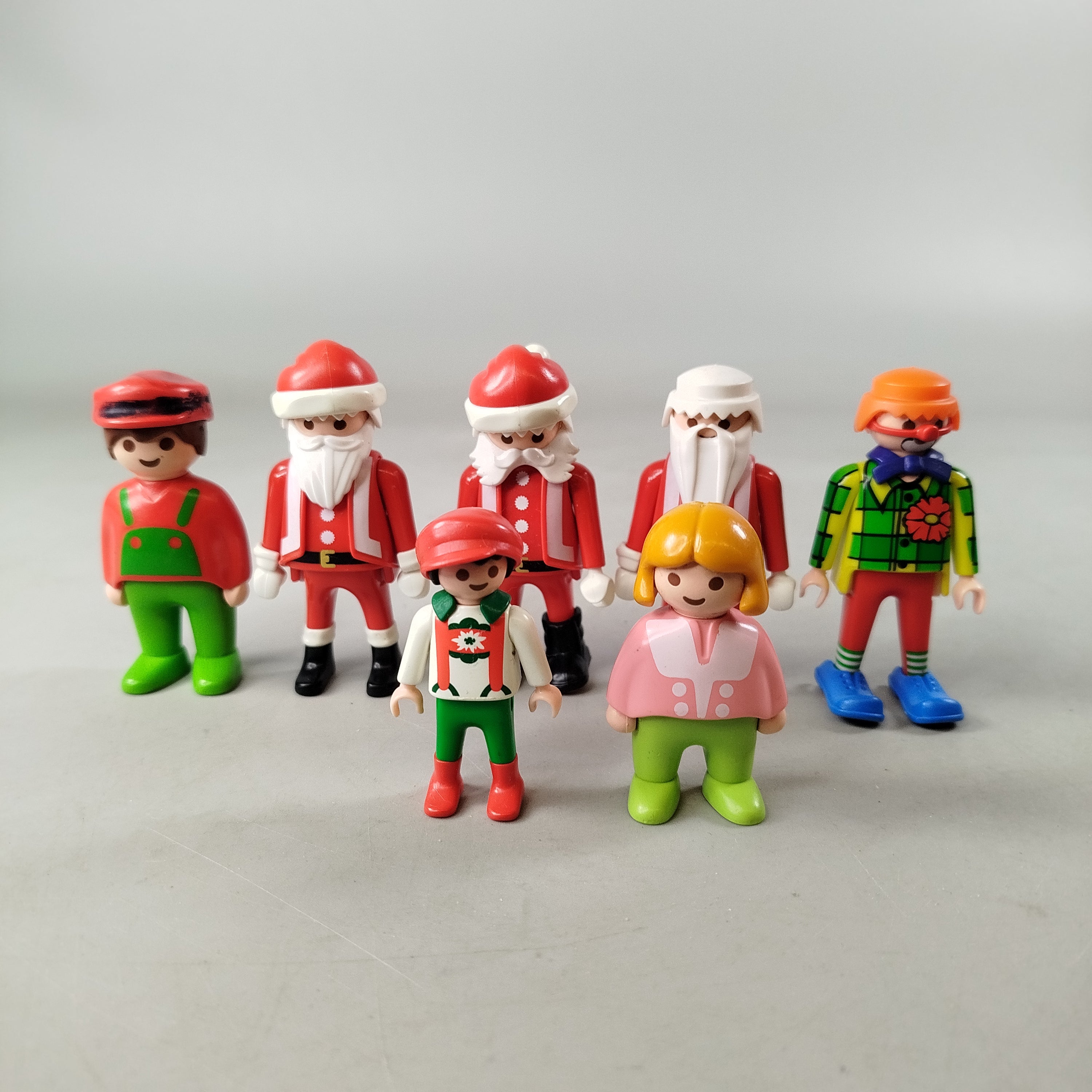 Playmobil Bundle Weihnachtsmann&Clown 7x Figuren gebraucht ab 3 Jahre